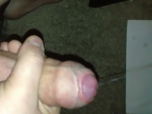 Jerking Out A Big Load of Cum