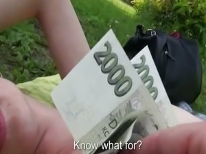 Czech girl Samantha analyzed for money