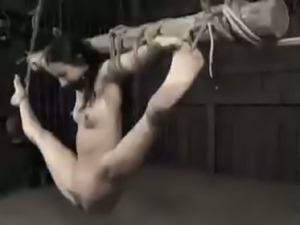 Surprising rope bondage for wenona