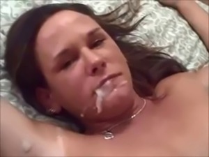 Wife anal and facial on real homemade
