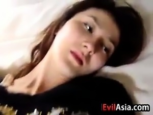 Asian Girl Giving A Blowjob POV