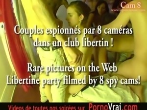 Camera espion en soiree privee ! French spycam Part217