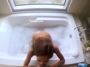 Chloe loves sex in shower filmed in POV
