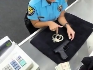Ms security officer fucking with pawn man to earn money