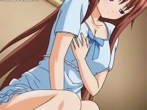 Anime  sweetheart opening legs for a hot pussy lick