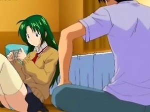 Big titted anime girl gets her teen cunt hammered