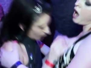 European party teens sucking dicks closeup