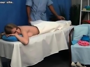 Naked girl is ready for hot massage porn movi
