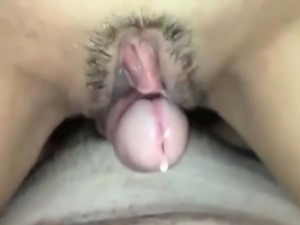 my hubby rubs his dick against my pussy
