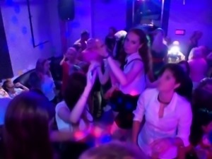 Party eurosluts doggystyle fucked by strippers