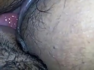 Licking wife pussy