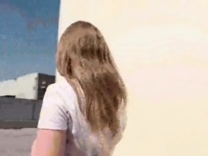 Schoolgirl Brooke Bliss Asks Stranger to Fuck Her