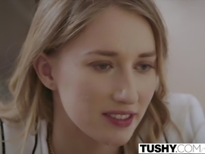 TUSHY.com Submissive secretary punished and sodomised