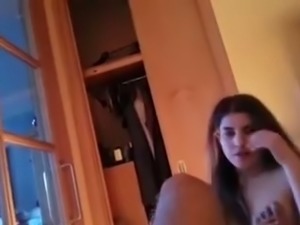 Beautiful brunette teen is happy to suck black dick
