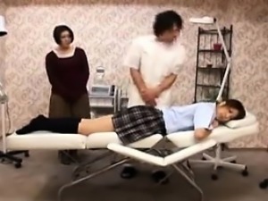 Beautiful schoolgirl gets massaged and delivers a wonderful