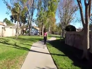 Teen student uniform anal and rio Money Hungry compeer&#39;s step daug