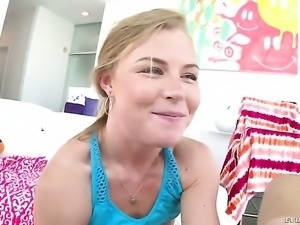 Blonde Nicole Clitman fucking like a first rate anal whore