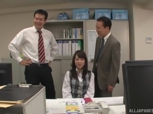 Imai Mayumi is a horny secretary ready to be seduced for a fuck
