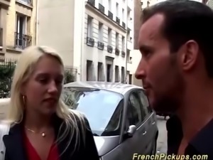 french teen picked up for first anal video