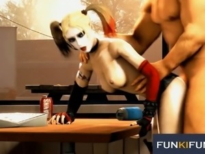 This bad slut Harley is back at it again and she is fun to jerk off to