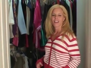 MILF trying clothes for a fuck date 18-207