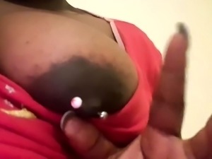 Frenchie ebony mature with big natural boobs