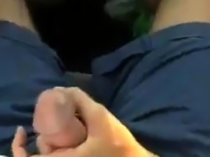 Handjob in the car while driving