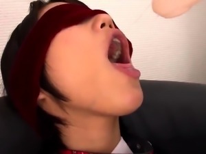 Kinky Asian teen chokes on hard meat and gets fucked rough