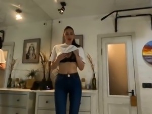 A mouthful of cum after a juicy blowjob