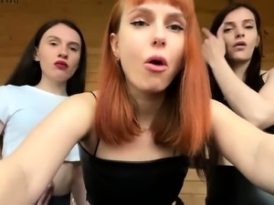 ppfemdom – Three Young Mistresses Humiliate You – Group