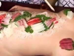 Curvy Japanese granny devoured and drilled by two guys