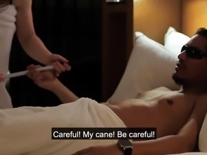 Interracial fantasy comes true for lusty milf in stockings