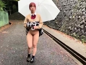 [Uncensored JAV] Exhibitionist Japanese Teen Amateur