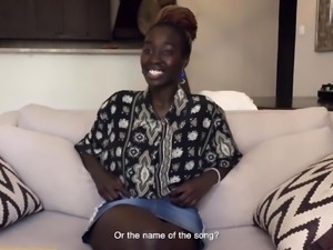 Amateur African cowgirl riding casting