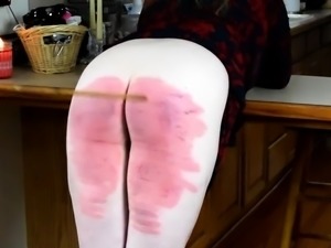 Danielle's Hard Caning!