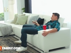 Cutie Chanel Camryn almost fades with a big cock of her stepdaddy