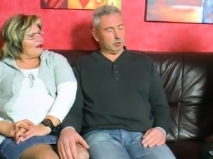 Grandma and grandpa try sex in front of the camera