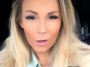 Solo masturbation of a beautiful amateur blonde