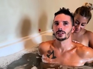 Hot Blonde Babysitter Gets Fucked Hard by Tattooed Stud