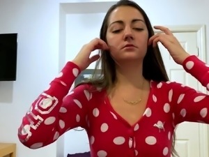 Great amateur video of Brunette POV oral sex