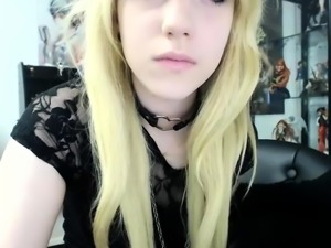 Big Boobed Blonde Masturbates With A Dildo In The Bathroom