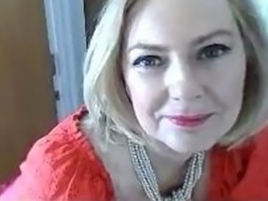 Blonde MILF with Big Boobs Playing Cam Free Porn