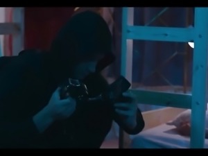 Teen Stepsisters Anal Burglar Threesome in Hostel