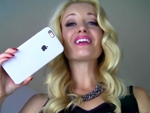 Bondage fetish solo toying hussy